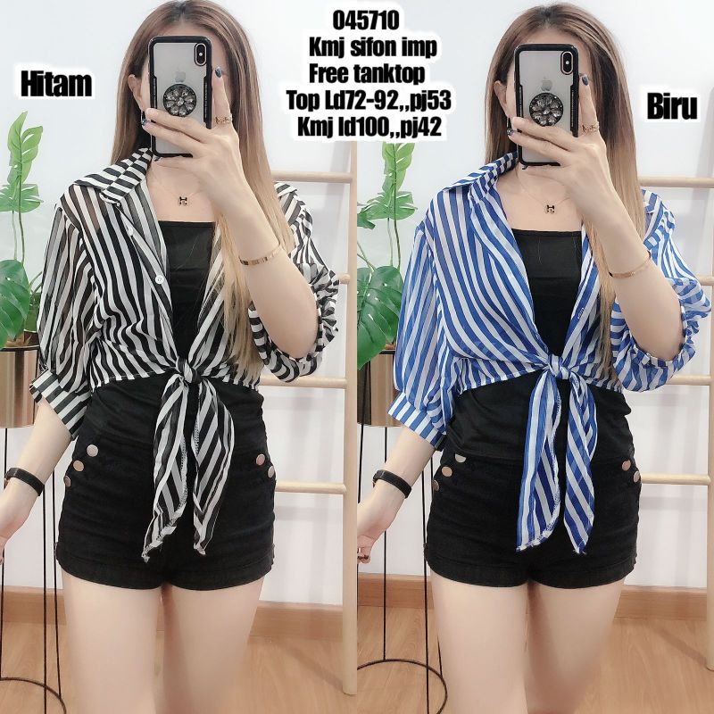 045710 KEMEJA SALUR SIFON IMPORT