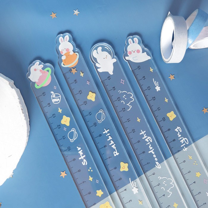 

Bagus Lucky Star Rabbit 15Cm Acrylic Ruler Hemat