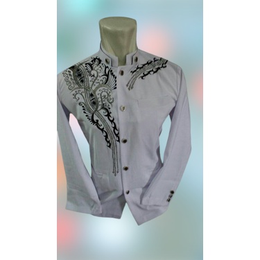 Jas Koko Putih Bordir Emas