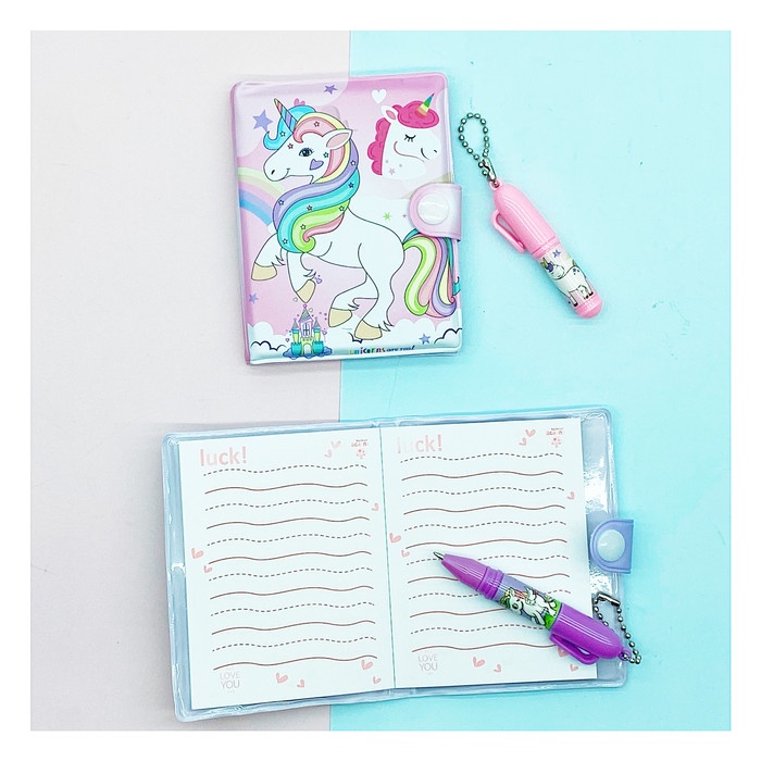 

[RESTOCK] Notes unicorn + pen
