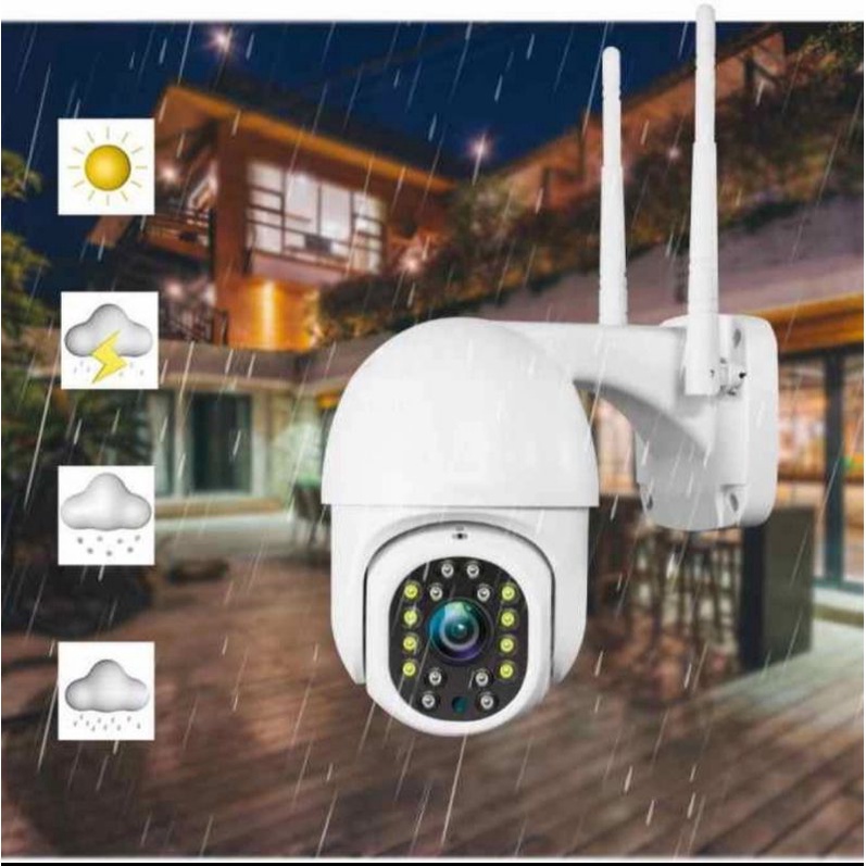 CCTV OUTDOOR SPEED DOME YOOSEE 2 ANTENA WATERPROOF 8MP
