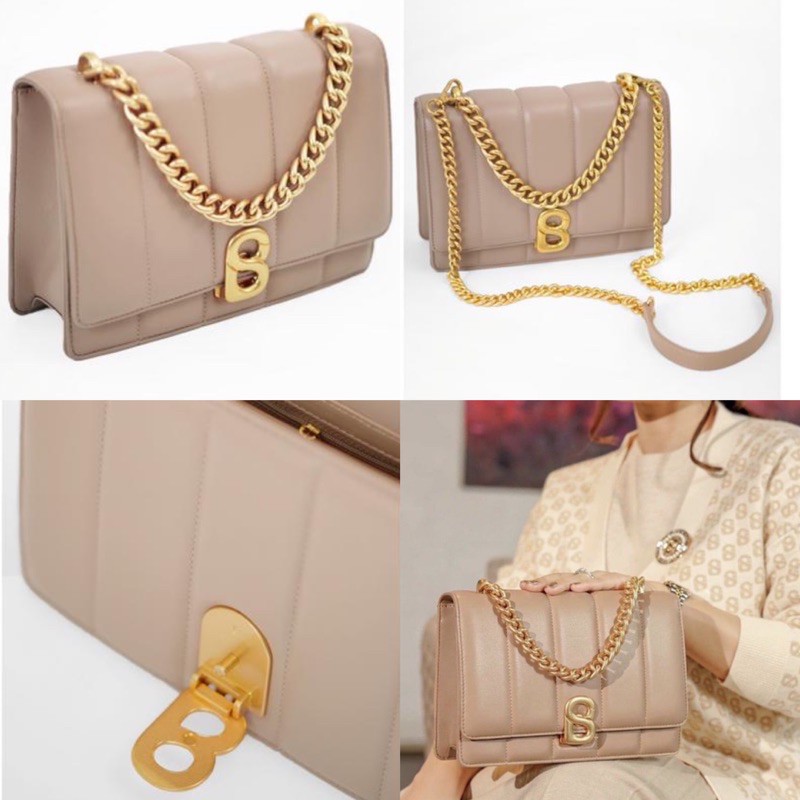 Nora Bag Buttonscarves Tan