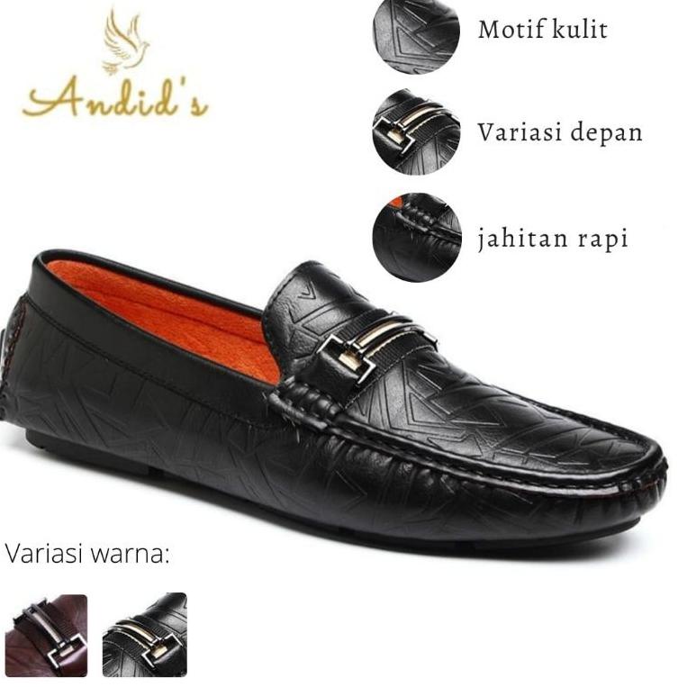 ↫ Sepatu loafers kulit pria import terbaru ❁