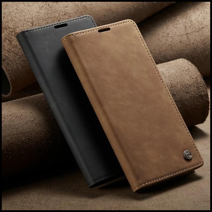 Leather Case Samsung Galaxy Note10 Lite Flip Cover Caseme Casing Kulit