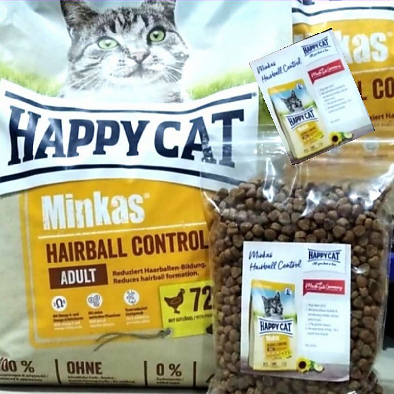 Happy Cat Minkas Hairball Control 1kg 1 kg Repack HappyCat Hairball