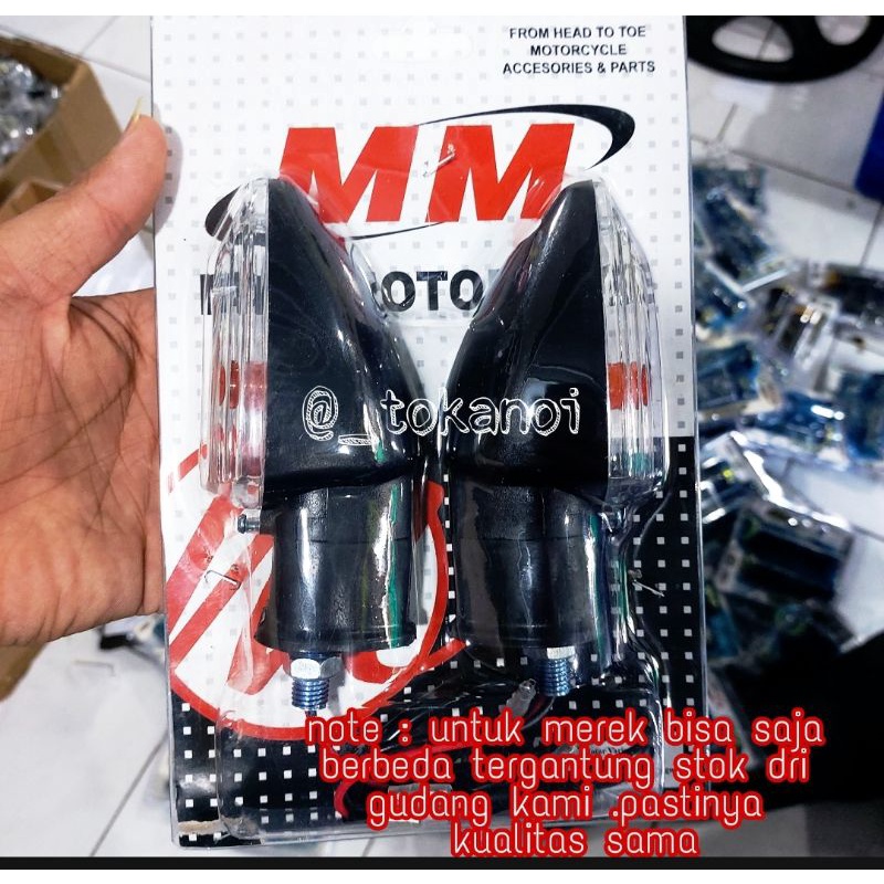 lampu sen motor variasi jumbo motor vixion klx tiger thunder cbr crf scorpio dll/lampu motor