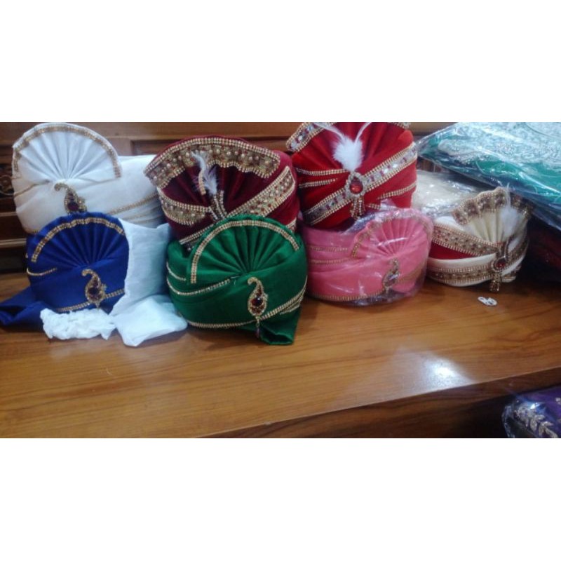topi india cowok dewasa  topi cowok / topi india / turban cowok /  topi pengantin india jodha peci