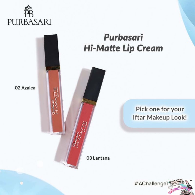 ☃Cutezz_Ching1☃Purbasari Hi Matte Lip Cream - Lip Cream