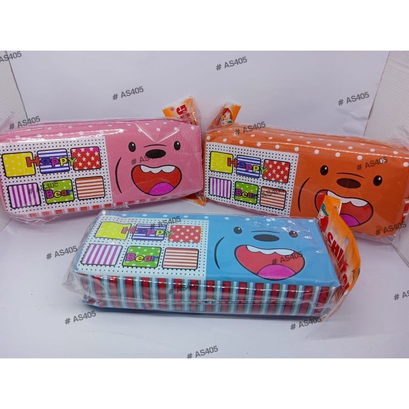 

Kotak Pensil / Tempat Pensil / Pencil Case Sleting HAPPY BEAR