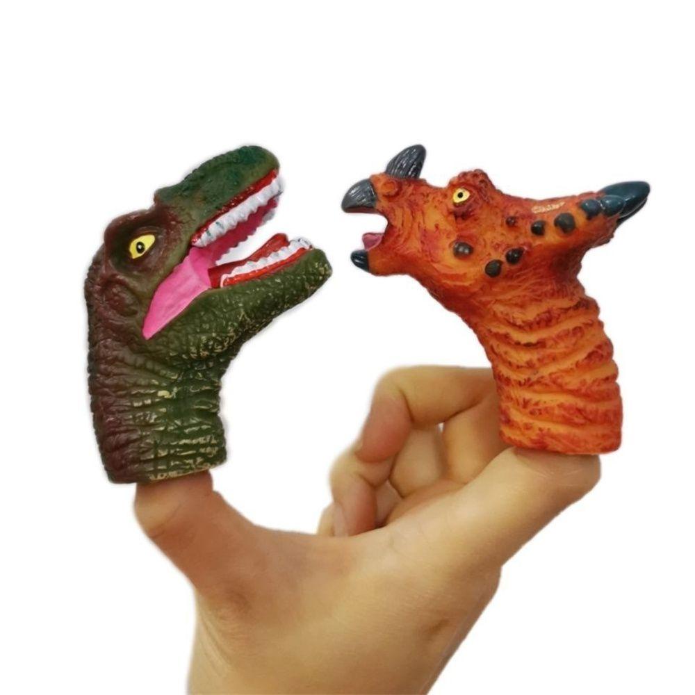 Quinton Dinosaurus Tangan Wayang Anak Lucu Bercerita Prop Bermain Peran Mainan Orang Tua Bercerita Alat Peraga Hand Toy Animal Head Gloves