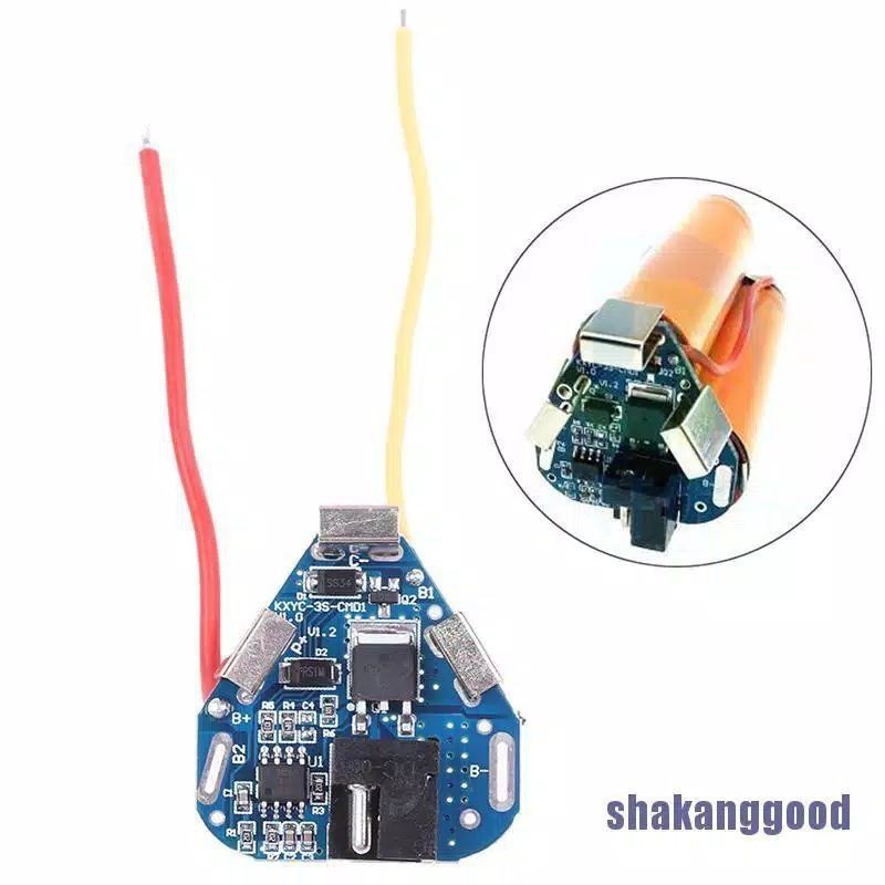 pcb mdul baterai 3s mesin bor cordless drill 12,6v