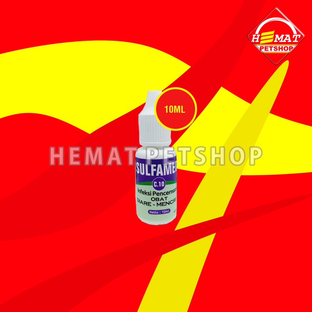 Sulfamed Obat Diare Mencret Kucing Anjing 10ML