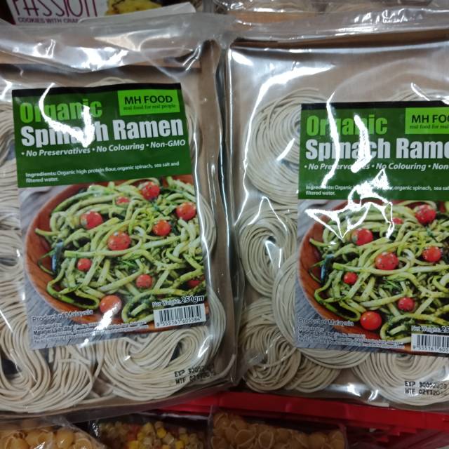 MH Food Organic Spinach Ramen 250g