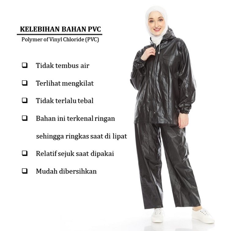 Jas Hujan Wanita Setelan Celana Raincoat Outdoor Murah