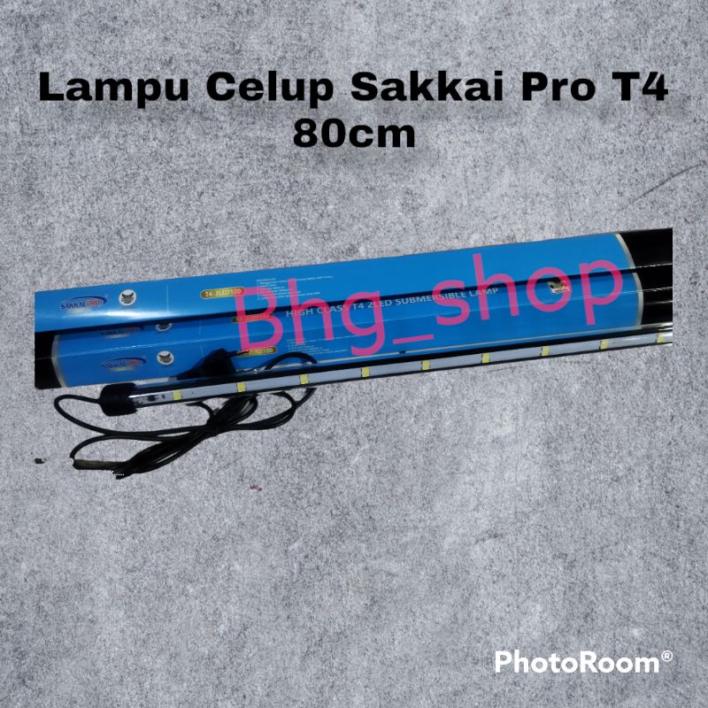 Lampu LED Aquarium/ Lampu Celup Akuarium LED Sakkai Pro T4-80cm