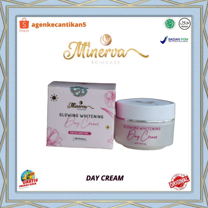 ready day cream Minerva skincare / Minerva skincare BPOM / mencerahkan wajah & melembabkan wajah