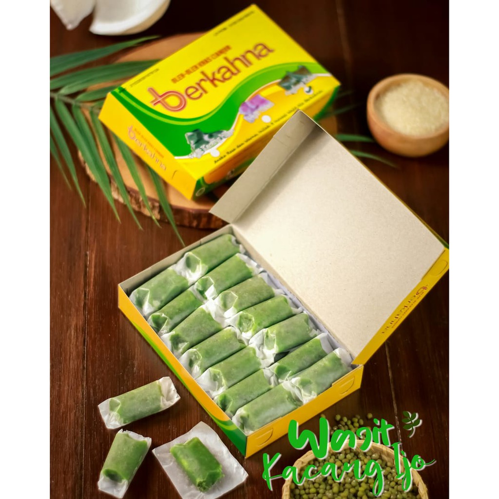 

WAJIT KACANG KHAS CIANJUR - WAJIK KACANG - CEMILAN MAKANAN RINGAN - MERK BERKAHNA ISI 28 PCS