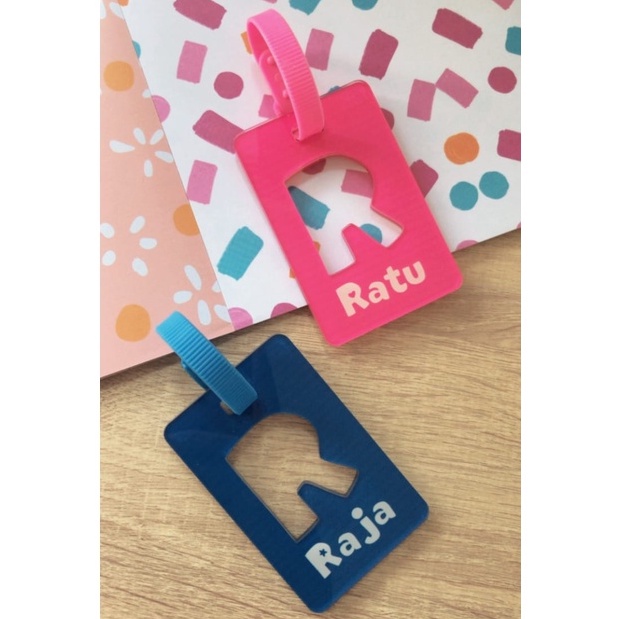 

(LIGHTLYSKY) Bagtag CutOut Initials