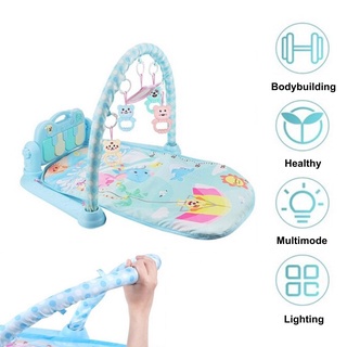 MurmerOfficial Baby Play Gym Mainan Anak Bayi Rattle &amp; Piano Playmat Matras / Kasur Bayi Playgym Musical T005 T006 T007 T009 T010 T011 T12