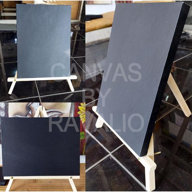 

Kanvas Lukis Hitam Spanram 70x50 cm Canvas Black 70x50cm by Ravalio