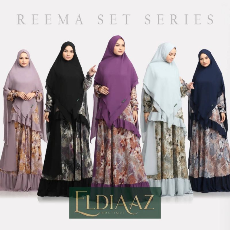 REEMA SERIES Syari etnik cantik by ELDIAAZ Shiraaz Original