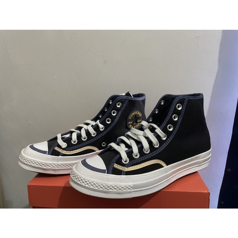 Converse Chuck 70 Recycled Binding Unisex Sneakers Shoes - Black/Steel/White