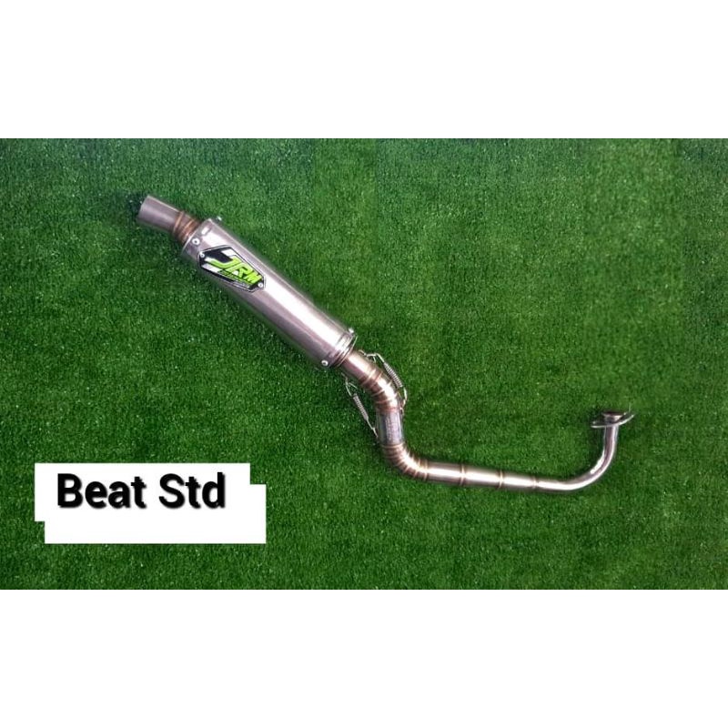 Knalpot JRM Beat knalpot racing JRM full set breket tinggal pasang aja