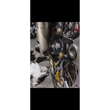 Bosh boshan tromol klx/dtracker skok ninja stainless/bosing tromol/bos bosan tromol depan klx Dtracker shok ninja STAINLESS 304