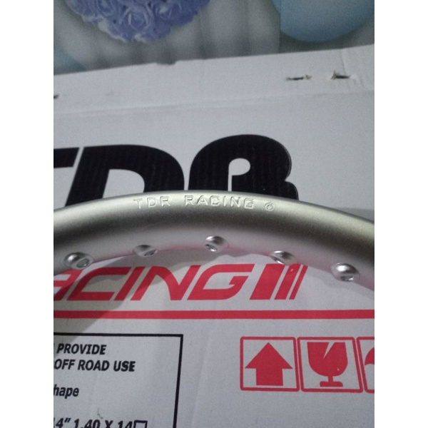 velg TDR 140/17 u-shape silver setengah lingkaran murah