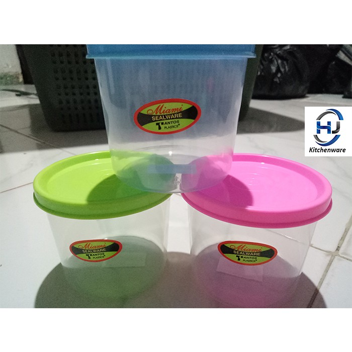 Toples Plastik Bulat / Miami / 200 ML / Tempat Sambal