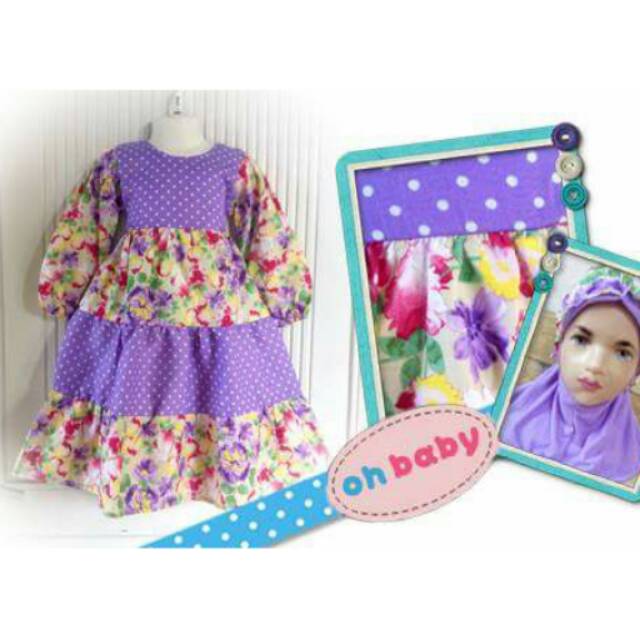 GAMIS ANAK KATUN JEPANG