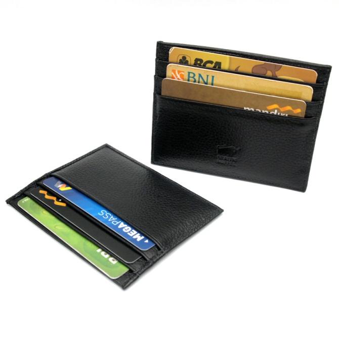 

Braun Buffel Bo 655 Black Dompet Kulit Kartu / Card Holder Import