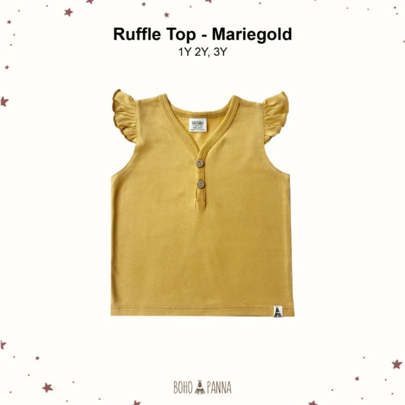 BOHOPANNA - RUFFLE TOP BOHOPANNA - BAJU ANAK - ATASAN ANAK-MarieGold