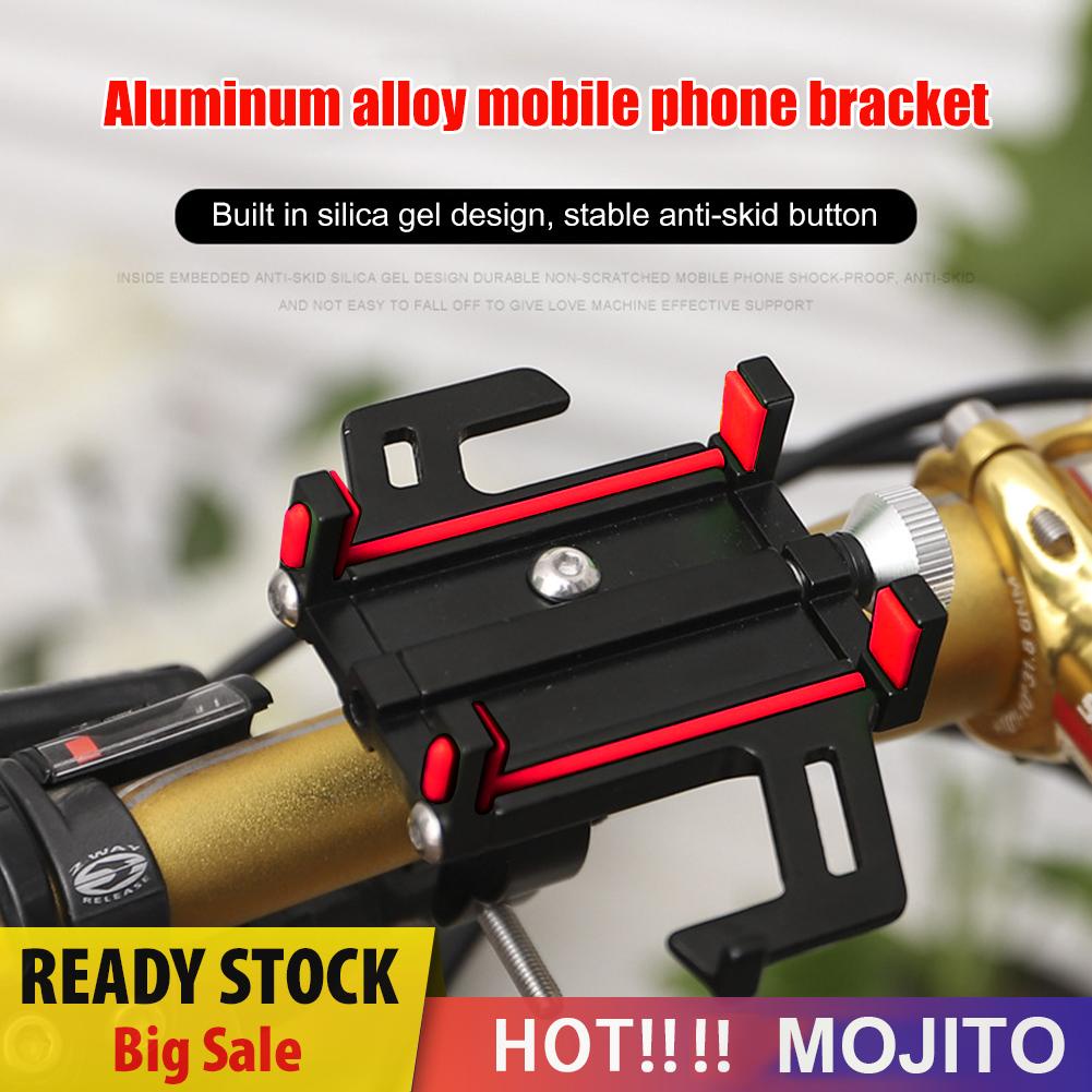 Holder Handphone 4 Cakar Bahan Aluminum Alloy Untuk Sepeda / Motor