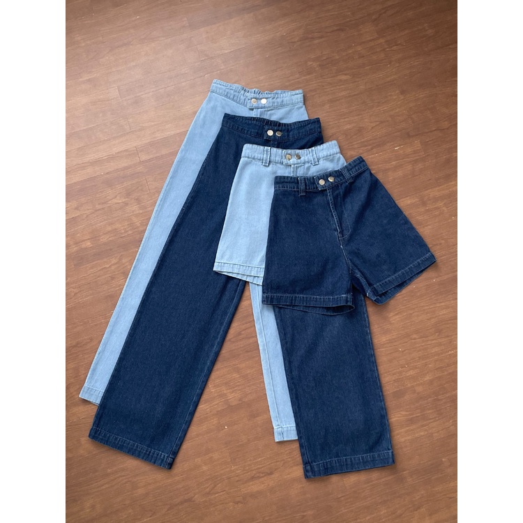 Kadaka B-0127 Culotte Jeans Highwaisted Premium