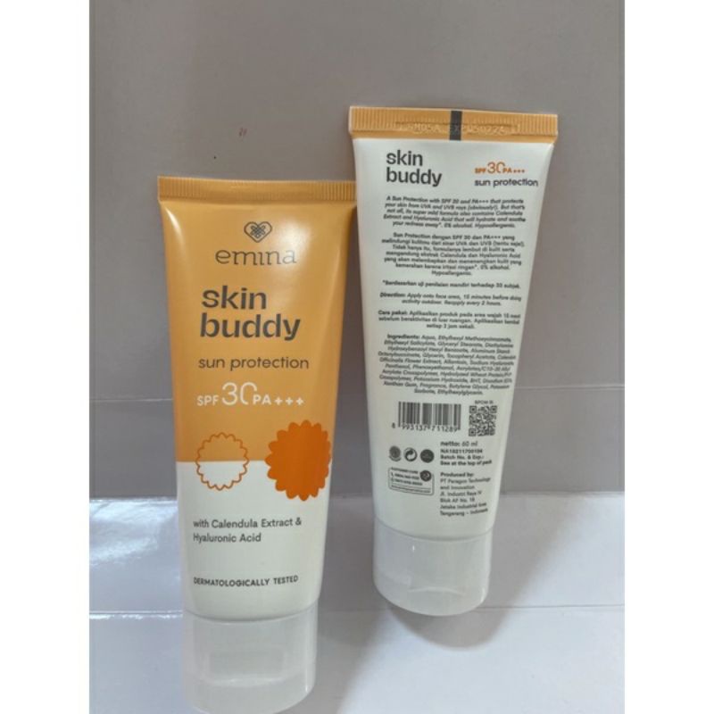 ☃Cutezz_Ching1☃Emina Skin Buddy Sun Protection SPF 30 PA+++ 60ml