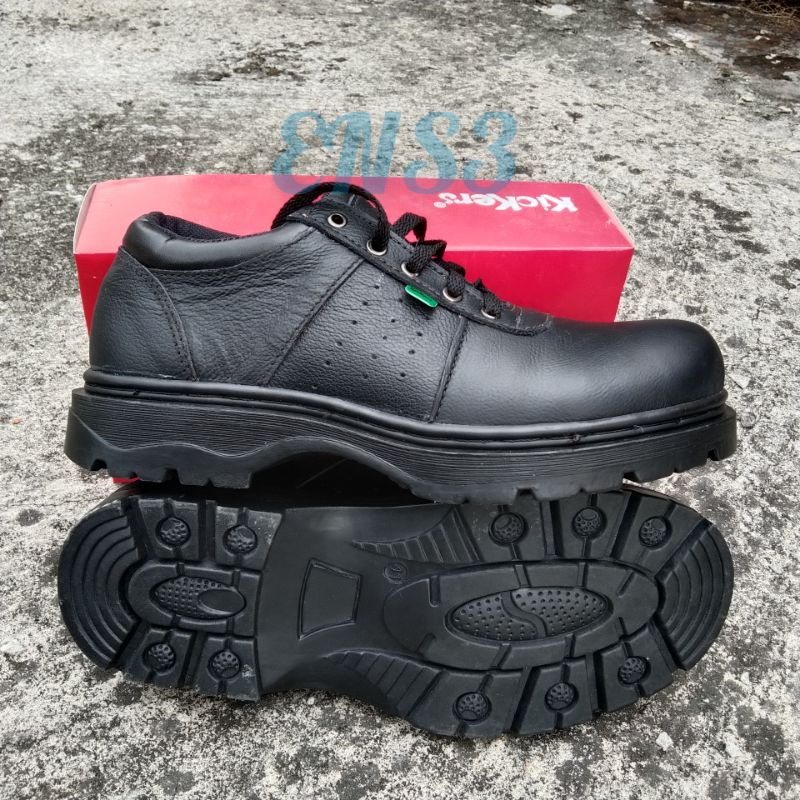 SEPATU KULIT SAFETY KICKERS PENDEK