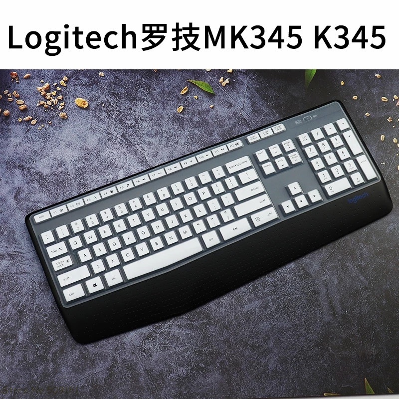 Cover Pelindung Keyboard Logitech MK345 K345 MK 345 Bahan Silikon Anti Debu