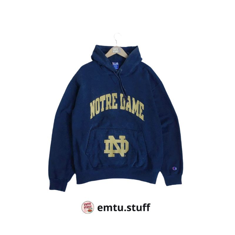 Vintage Hoodie Champion Notredame
