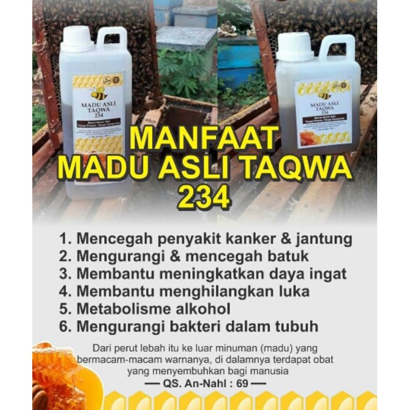 

madu dari nektr bunga alami asli bergaransi original