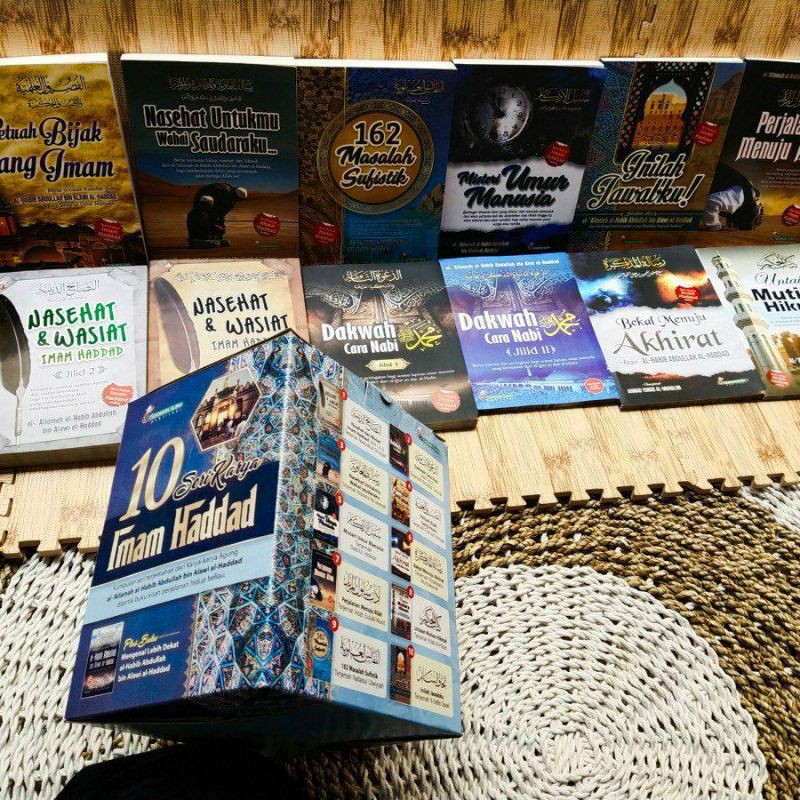 10 Seri Karya Imam Haddad / box seri terjemah buku Habib Abdullah