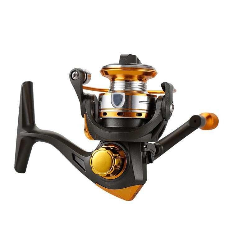 HaiChao Reel Pancing Spinning Fishing Reel Kumparan Pancing 5.2:1 - Mini 500 - Black