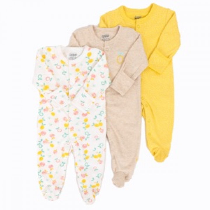 Jumper Panjang Bayi | Mamas Papas 3in1Baby Sleepsuit Motif Lemon