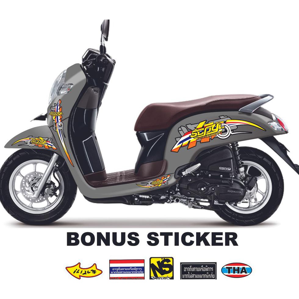 20+ Inspirasi Stiker Scoopy Variasi Simple