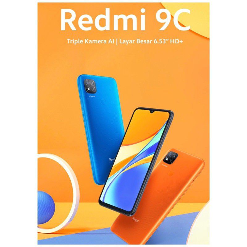 Xiaomi Redmi 9C garansi resmi 2 th - (3/32 & 4/64)