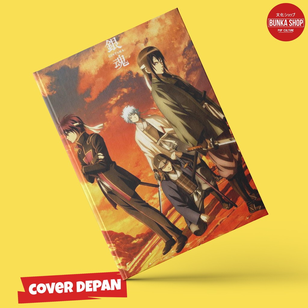 

Note Book Hardcover Anime Gintama Ukuran A5 Jurnal Agenda Planner Gift Couple