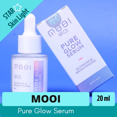 MOOI PURE GLOW SERUM Serum Wajah Glowing Korea BPOM