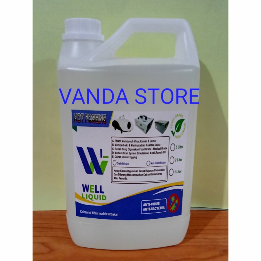 Cairan WELL Liquid Mesin Smoke Asap Panggung 2Liter