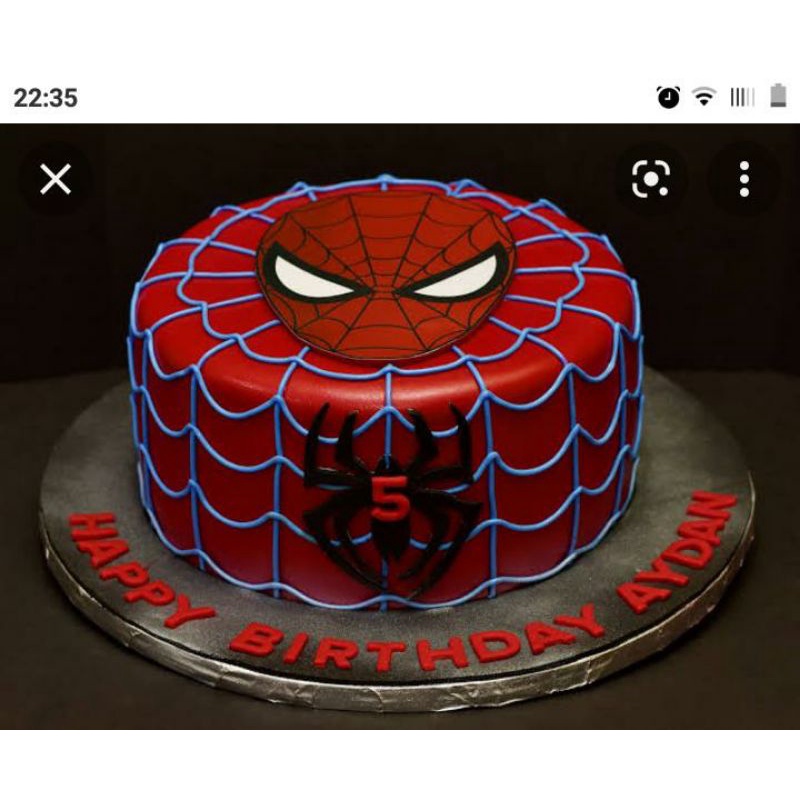 

CAKE SPIDERMAN DAN CUPCAKE