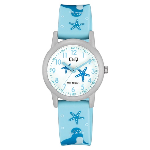 Q&amp;Q QNQ QQ ORIGINAL RUBBER BAND KIDS WATCH JAM TANGAN ANAK V23 V23A V23A-001VY - 008VY